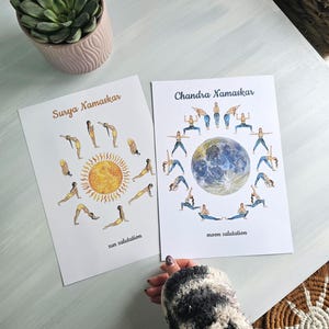Sun Salutation & Moon salutation