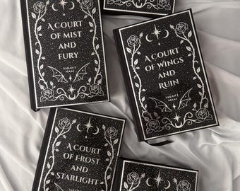 A Court of Thorns and Roses (ACOTAR) Series Set | Night Court Edition | Handmade, Custom Special Edition, Rebinds, Rebound Books