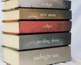 Twilight Series by Stephenie Meyer Rebound Set | Special Custom Edition Rebinds