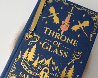 Throne of Glass von Sarah J Maas Rebind | Sonderedition Custom Rebound Buch