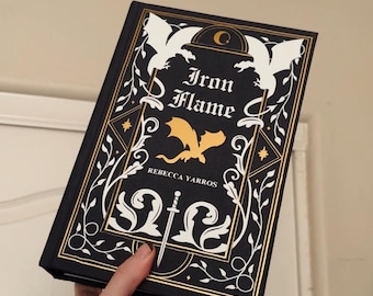 Iron Flame by Rebecca Yarros Empyrean Series Rebind | Special Custom Edition | Handmade Rebound Book