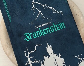 Frankenstein de Mary Shelley: Edición especial, libro encuadernado a mano