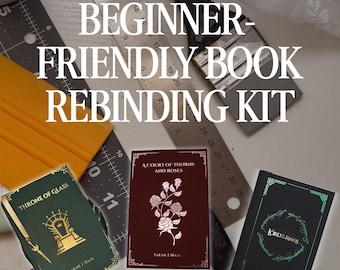 Complete Beginner-Friendly Book Rebinding Kit