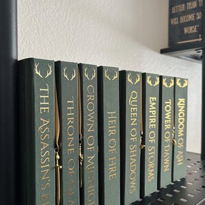 Seria Throne of Glass autorstwa Sarah J Maas Pełny zestaw rebound | Ręcznie robione specjalne edycje niestandardowe