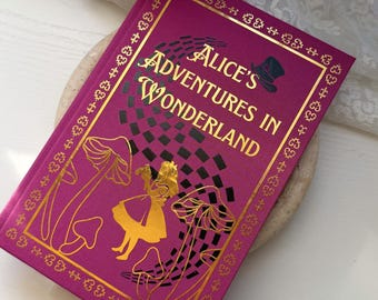 Alice's Adventure's in Wonderland by Lewis Carroll Rebind | Special Custom Edition | Rebound Book