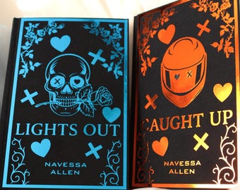 Lights Out and Caught Up by Navessa Allen Rebinds | Custom Special Editions | Rebound Books