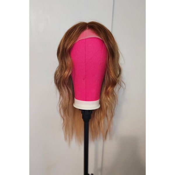 100% lace front human hair wig- Copper Beige Blonde Balayage- 22inch