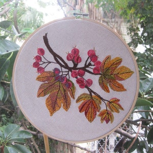刺繍枠、10.5インチ手刺繍枠、壁掛け