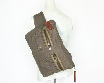 Chest Bag, Army Bag, Sling Bag, Crossbody Purse