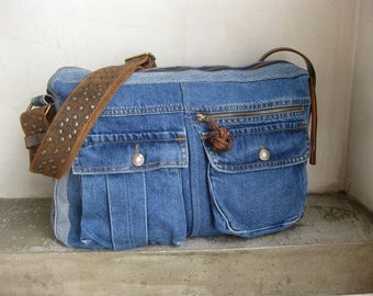 Denim Cross Body Bag - Etsy