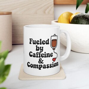 Tazza da caffè per infermiere, tazza regalo per infermiere, tazza divertente, tazza in ceramica, regalo per gli amanti del caffè, tazza per professionisti medici