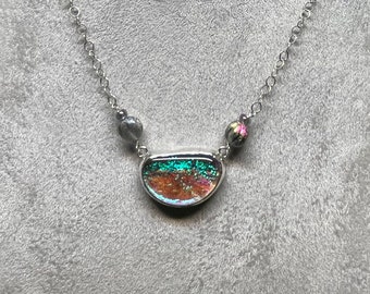 Blue Moon Pendant Necklace