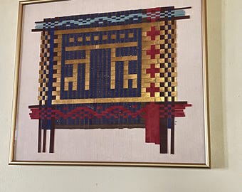 Tables - Woven Paper Tapestry - Paper Weaving