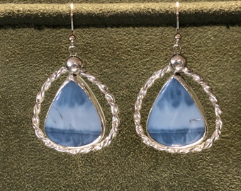 Blue Opal Earrings