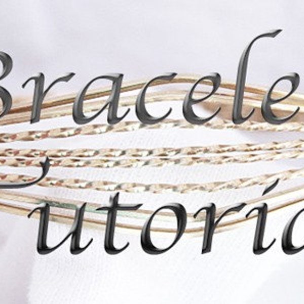 TUTORIAL Pulseras envueltas en alambre Joyería ePattern Intermedio