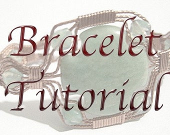 Tutorial Making a Stone Cross Bracelet PDF Wire Wrapped Jewelry