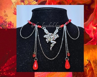 Fire Fairy Necklace