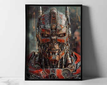 1940s Optimus Prime High Quality Designs of Clip Art JPGs 300dpi - Decor, Poster , Transformers, Movie,Wall Art, Digital Download, Close Up