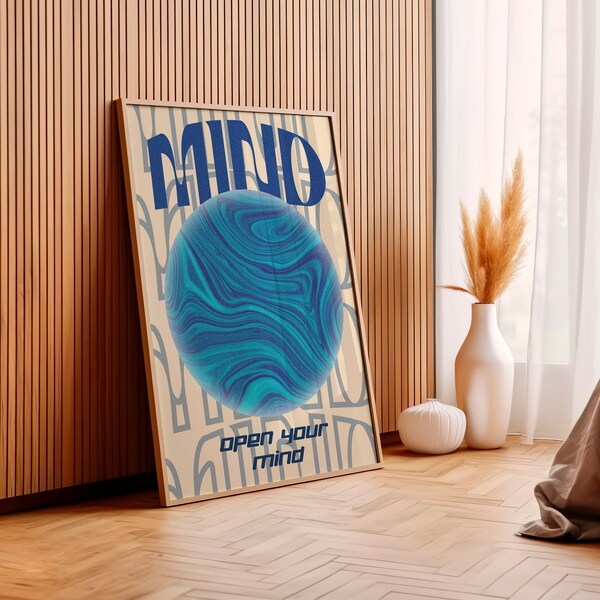 Mind Body Soul Printable Spiritual Wall Art Digital Download Mindfulness Print Inner Balance Art Download Mindful Print Meditation Decor Art