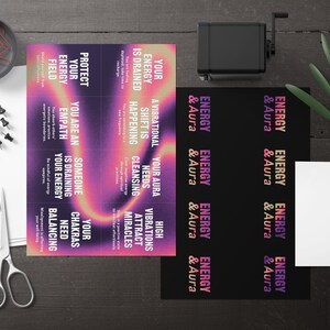 Aura Oracle Deck Printable Tool Chakra Healing Cards Intuition Development Guide Empath Insight Kit Energy Shift Download