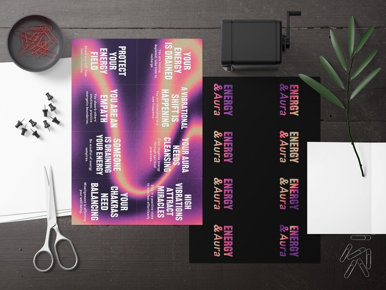 Aura Oracle Deck Printable Tool Chakra Healing Cards Intuition Development Guide Empath Insight Kit Energy Shift Download