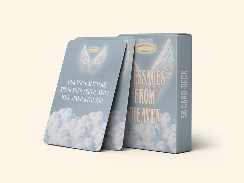 Spiritual Messages From Heaven Oracle Deck PDF Printable Comfort Healing After Loss Connecting With Loved Ones Cardsmessages from heaven, oracle messages deck, printable oracle cards, spiritual comfort deck, grief healing support, connecting with loved ones, afterlife message cards, comforting oracle deck, spiritual guidance cards, printable tarot oracle, healing after loss, intuitive readings tool, mediumship practice cards