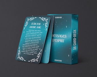 Oracle printable PDF affirmation guérison spirituelle guidance intuitive cards oracle français développement personnel énergie positive