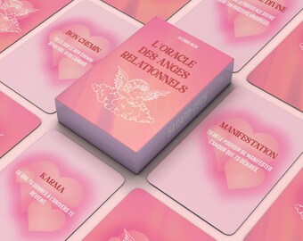 Oracle Amour Spirituel Téléchargeable Cartes Guidance Relations PDF Jeu Oracle Imprimable Deck Énergétique Connexion Amoureuse Tarot Oracle