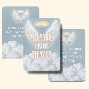 Messages from Heaven Oracle Deck Printable PDF Spiritual Guidance Cards Comfort Healing After Loss Connecting with Loved Ones

Printable Messages from Heaven Oracle Cards Digital Download Comfort After Loss Spiritual Guidance Connecting with Loved Ones