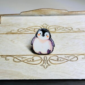 Cute Penguin Shrink Plastic Pin