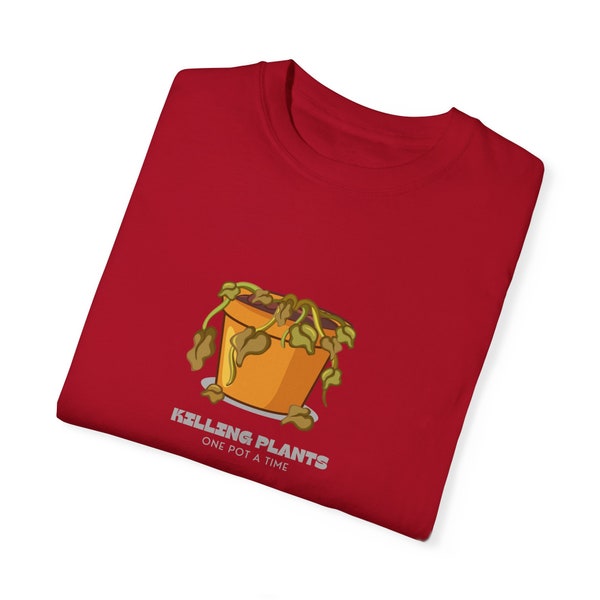 Killing Plants, One Pot a Time T-shirt - Funny Gardening Gift for Plant Killers