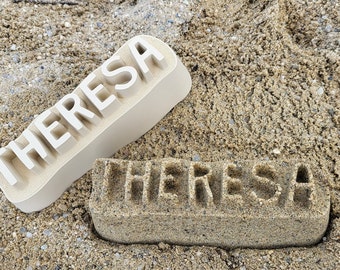 Personalized sandbox mold children's toy sandbox toy beach toy sand toy gift holiday toy name mold 3D printing