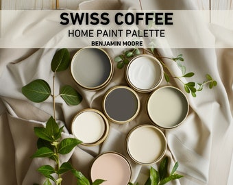 Swiss Coffee Paint Palette Benjamin Moore - Etsy
