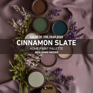 Cinnamon Slate Color Palette - Etsy