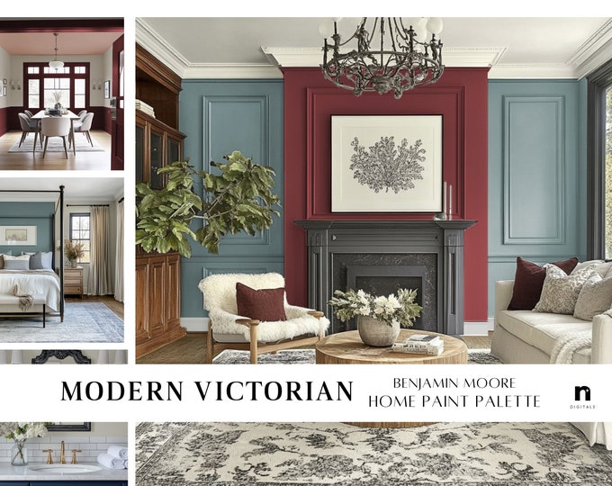 UK Dulux Victorian Paint Color Palette | Modern Victorian Dulux UK ...