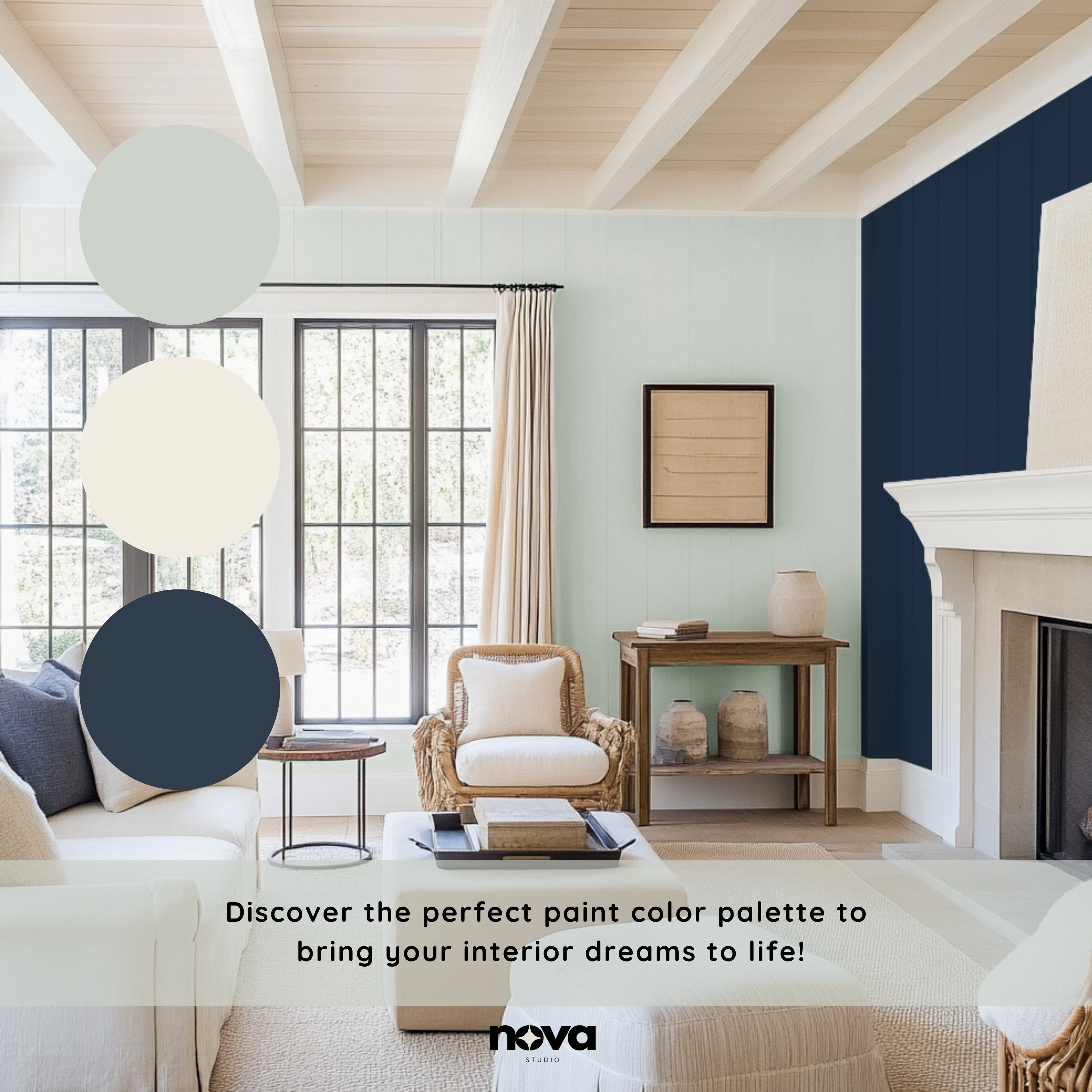 Sherwin Williams GREEK VILLA Home Paint Scheme, Whole House Color ...