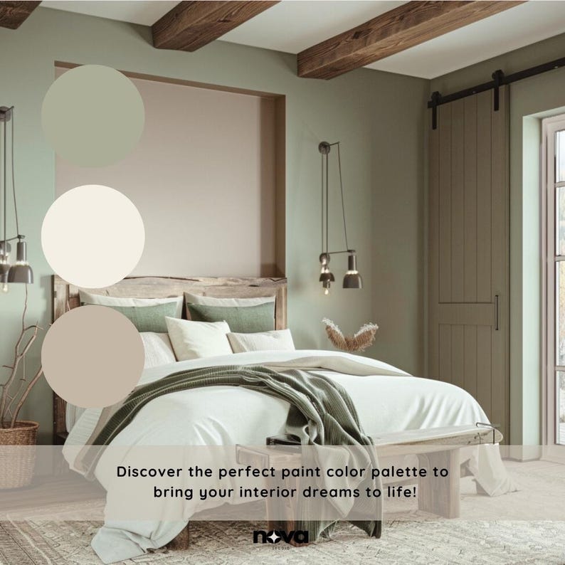 MODERN RUSTIC Sherwin Williams Inspired Home Paint Palette, Whole House ...