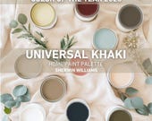 Sherwin Williams 2026 Color Of The Year SW 6150 Universal Khaki, Home Paint Palette (Digital Download)