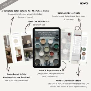 Nowoczesny dom w górach, paleta kolorów farb Benjamin Moore (PDF) zdjęcie 9