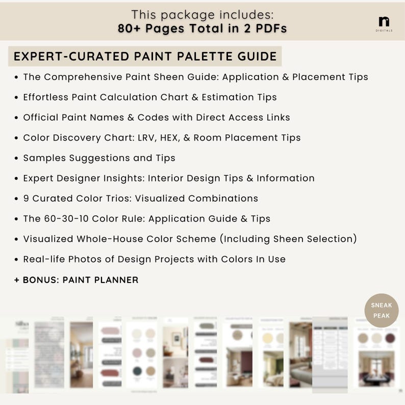 Sherwin Williams Modern Classic Home Paint Scheme, ganze Hausfarbpalette, SW 7029 Angenehme graue koordinierende Farbe Bild 3