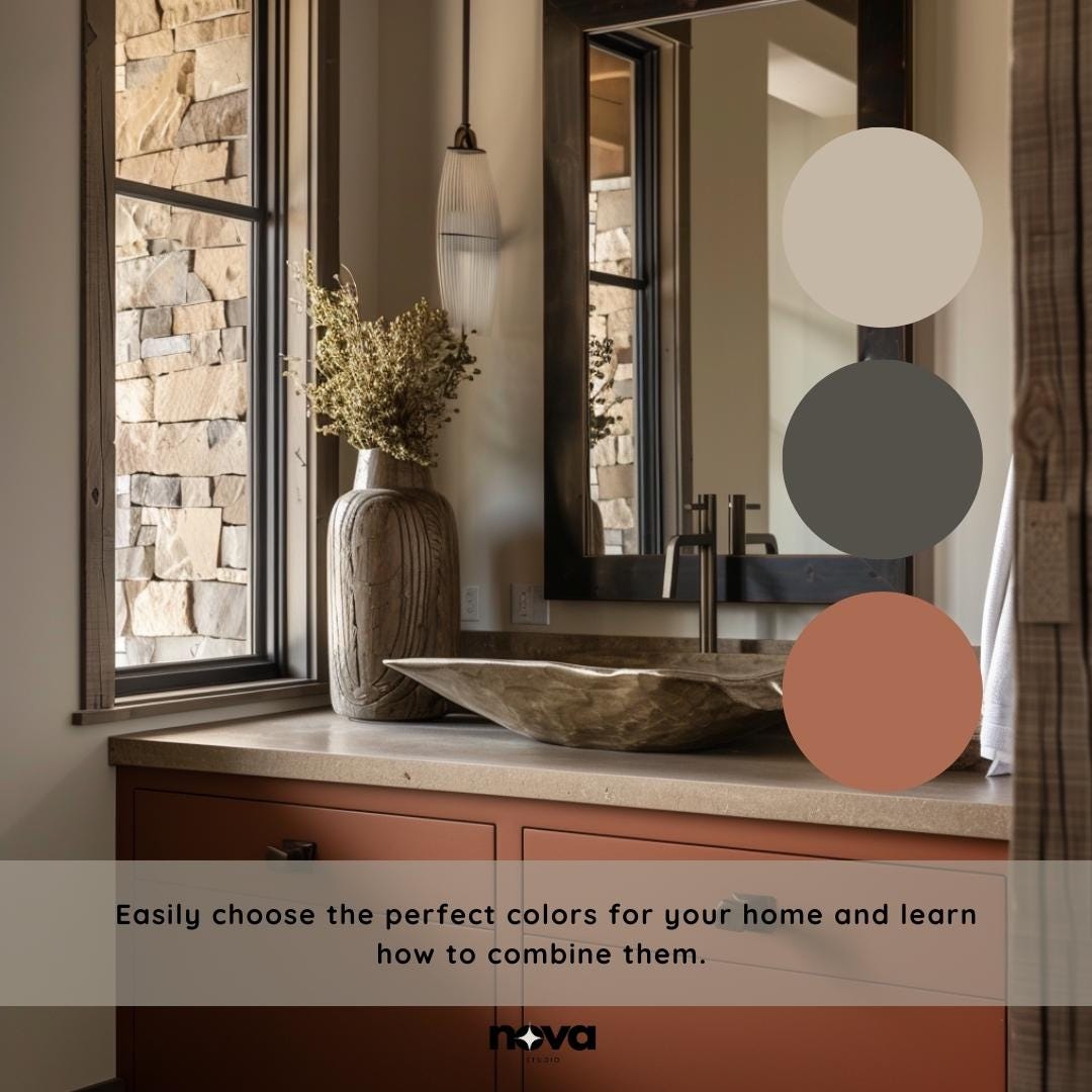 MODERN RUSTIC Sherwin Williams Inspired Home Paint Palette, Whole House ...