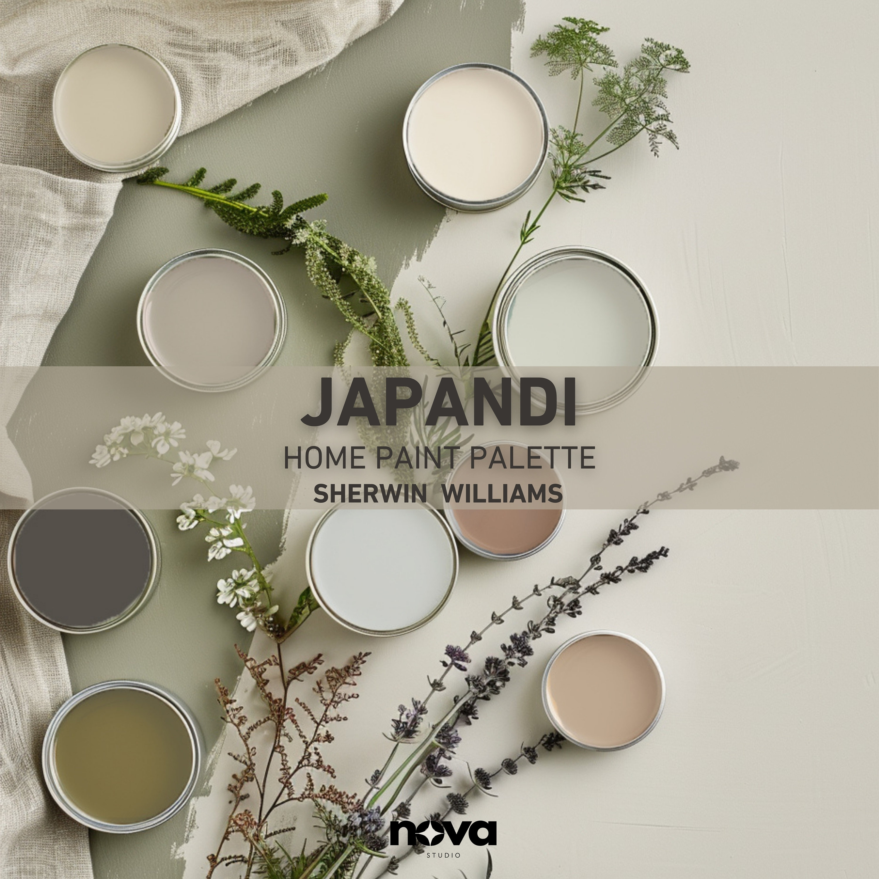 Sherwin Williams Japandi Home Paint Palette - Whole House Color Consultation & Renovation Schemes - Home Improvement