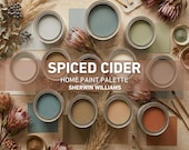 Sherwin Williams Spiced Cider Palette | Terracotta & Warm Earthy Tones | Modern Boho Home Paint Guide | SW Colors