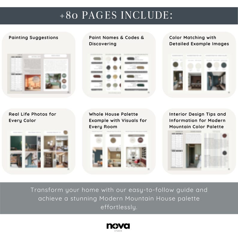 Nowoczesny dom w górach, paleta kolorów farb Benjamin Moore (PDF) zdjęcie 12