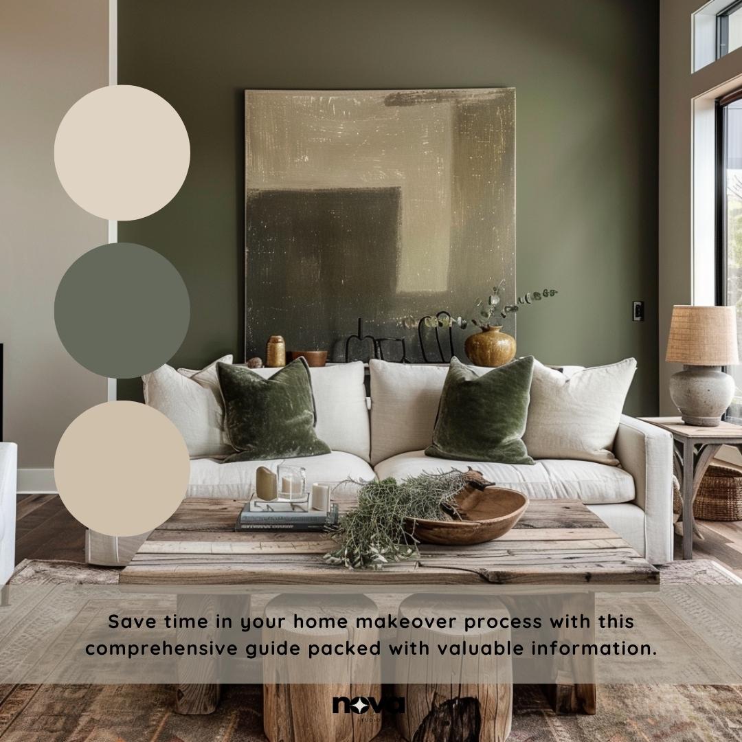 MODERN RUSTIC Sherwin Williams Inspired Home Paint Palette, Whole House ...