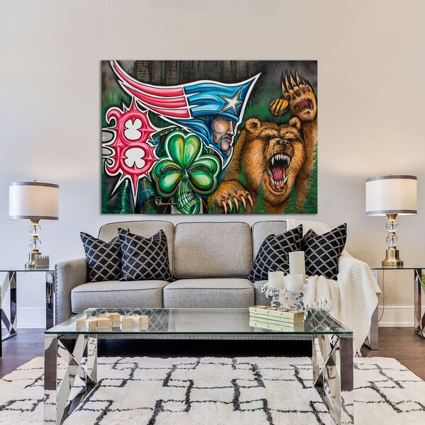 Boston Sports Etsy