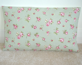 Pink rosebud pillow | Etsy Rosebud Boudoir Pillow Cover