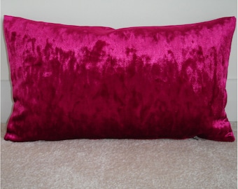 Hot pink cushion | Etsy Pink pillow case | Etsy