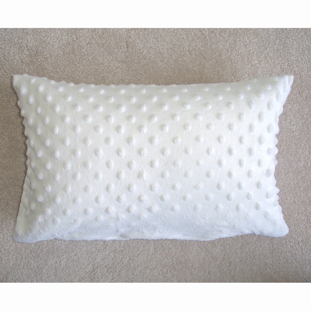 10x16 Tempur Travel Pillow Cover With Zip 40x26cm White Minky Etsy