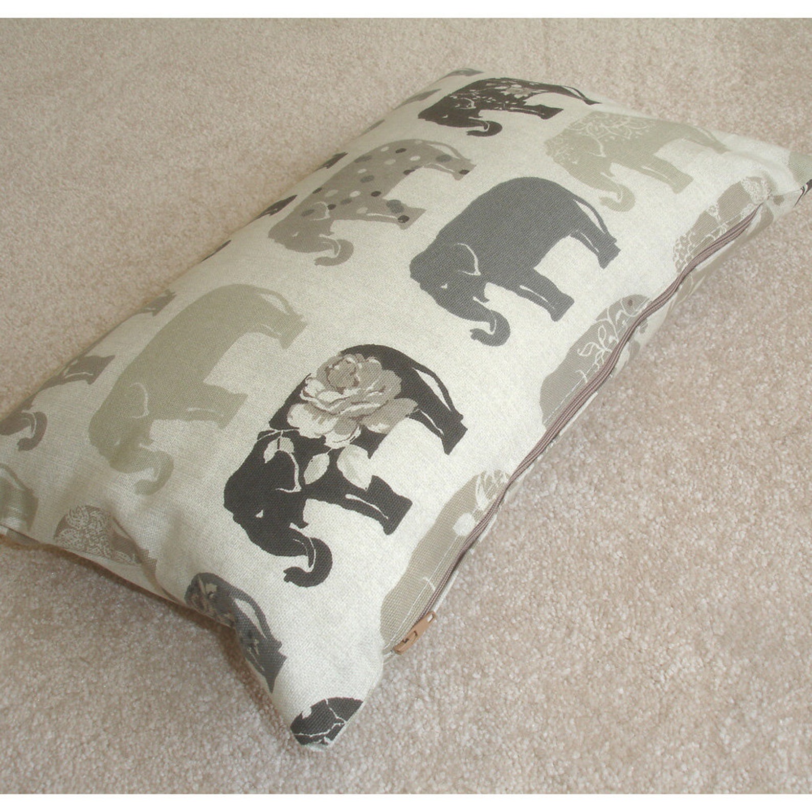 10x16 Tempur Travel Pillow Cover With Zip 40x26cm Elephant Etsy